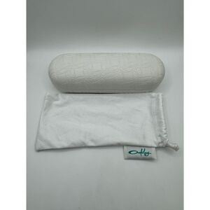 White Oakley Eyeglass/Sunglass Hard Case With Storage Pouch - NEW!